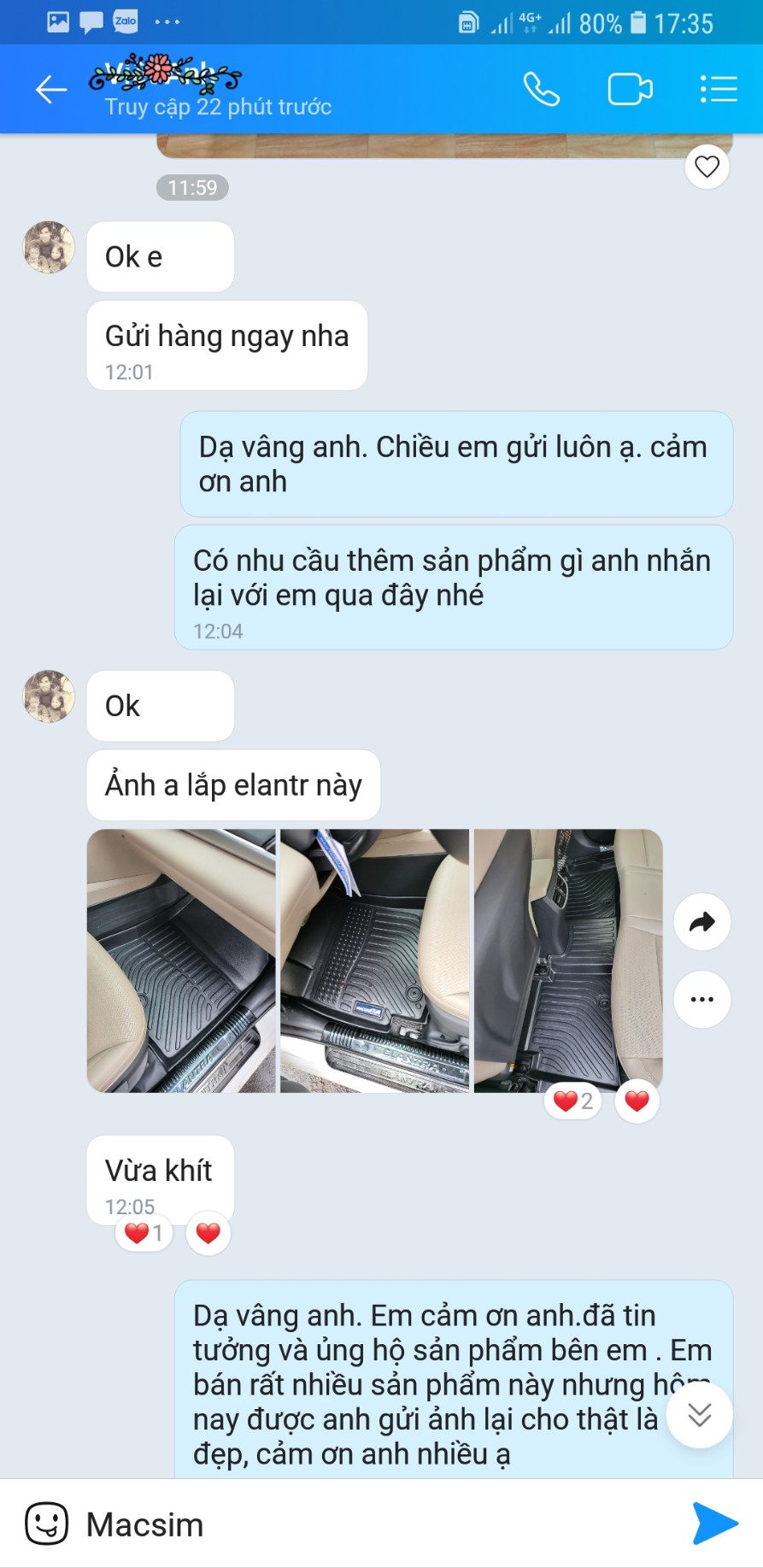 Thảm lót sàn xe ô tô Hyundai Elantra 2017- nay Nhãn hiệu Macsim chất liệu nhựa TPE cao cấp màu đen