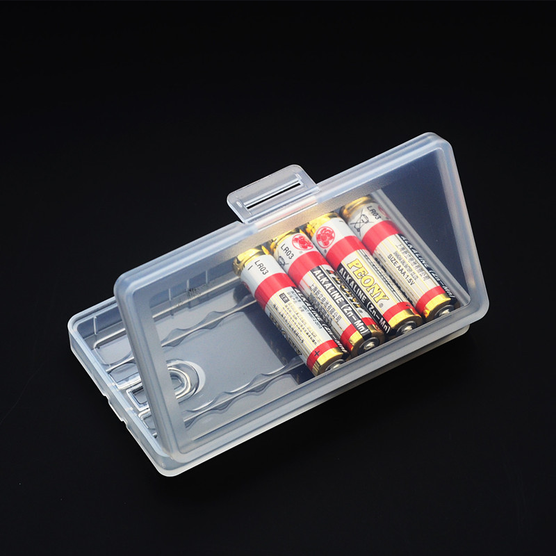 2 4 6 8 khe cắm AA AAA Hộp đựng pin bằng nhựa cứng Hộp bảo quản Hộp đựng pin cho hộp đựng pin aa aaa Hộp đựng tổ chức Màu sắc: Dành cho 2x AA