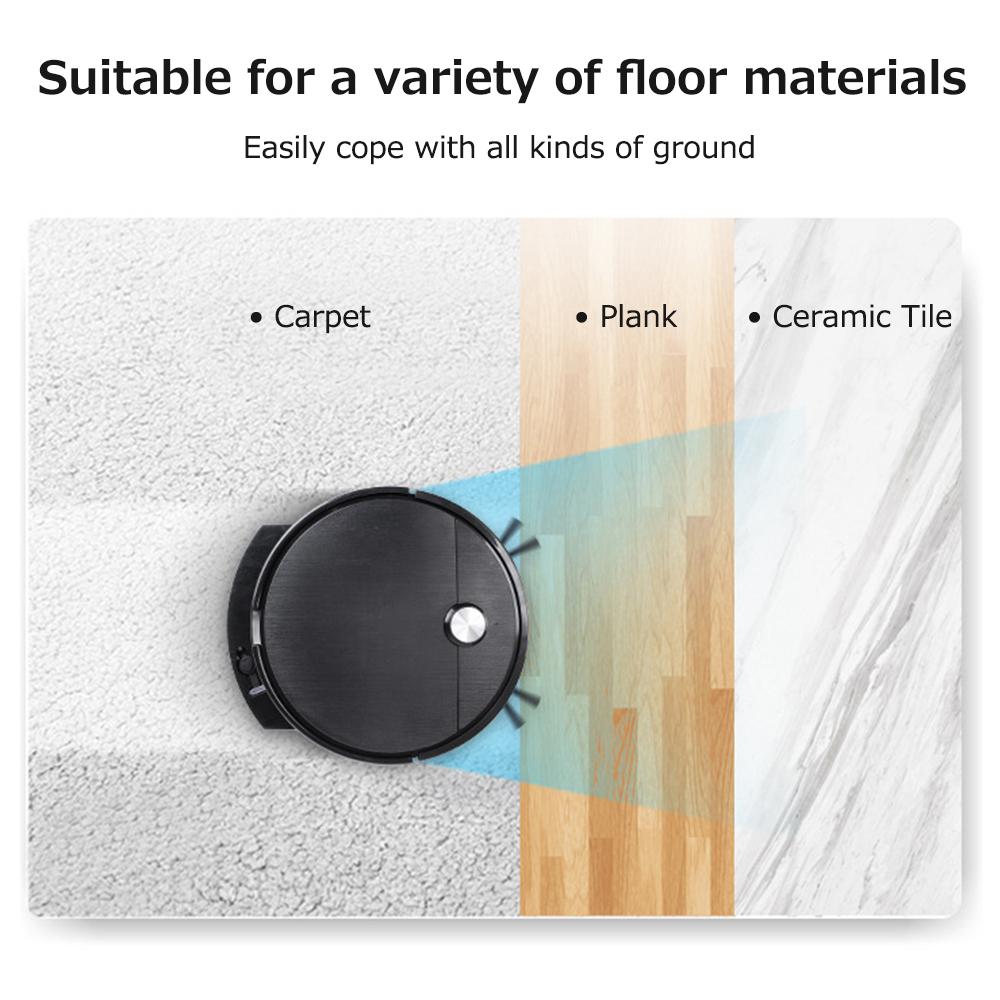 Sweeping Robot 2800PA Smart Household 2000mAh Sweeping Suction and Mopping Vacuuming Automatic Wireless Remote Control