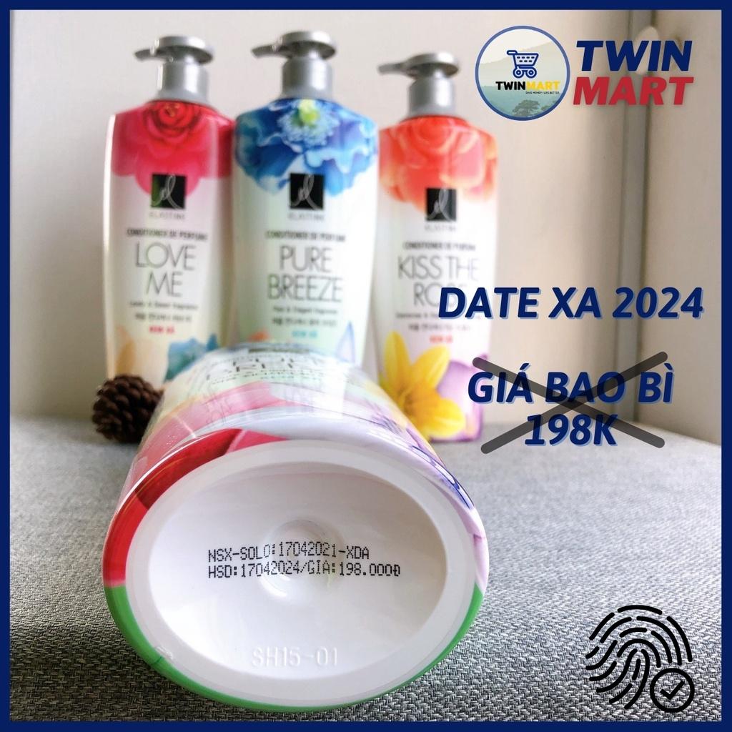 Date xa 2024 Dầu xả Elastine dưỡng tóc hương nước hoa Pure Breeze - thương hiệu Hàn Quốc