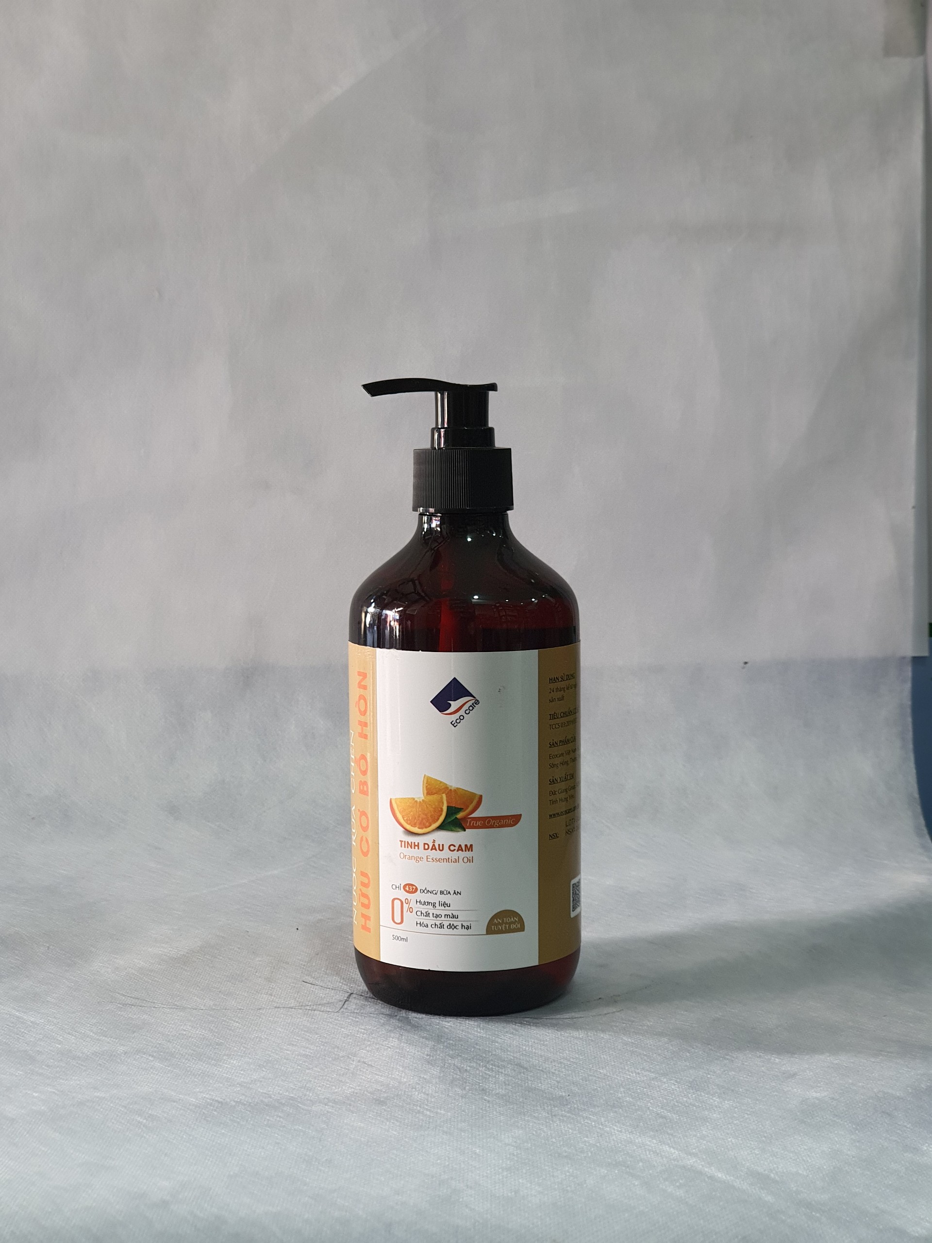 NƯỚC RỬA CHÉN HƯƠNG CAM ECOCARE 500ML