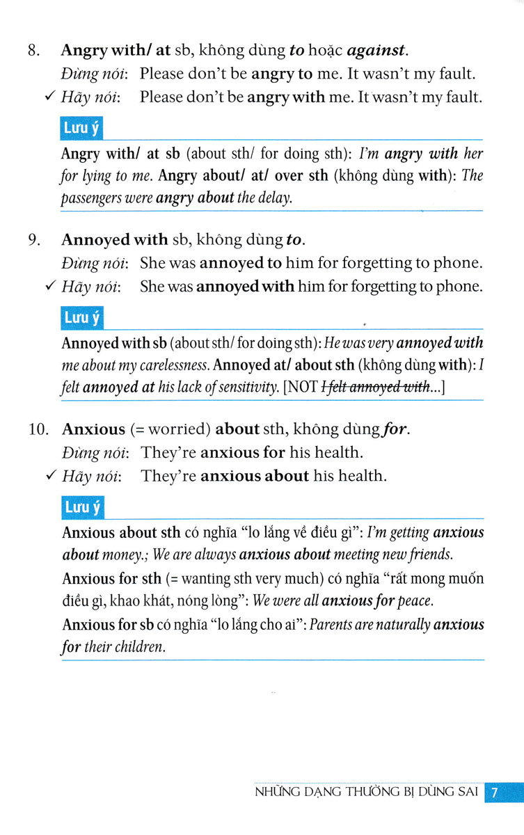Các Lỗi Thường Gặp Trong Tiếng Anh - Common Mistakes In English - HASA