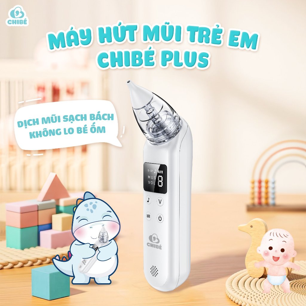 MÁY HÚT MŨI TRẺ EM CHIBÉ Plus - Máy hút mũi cầm tay CHI BÉ