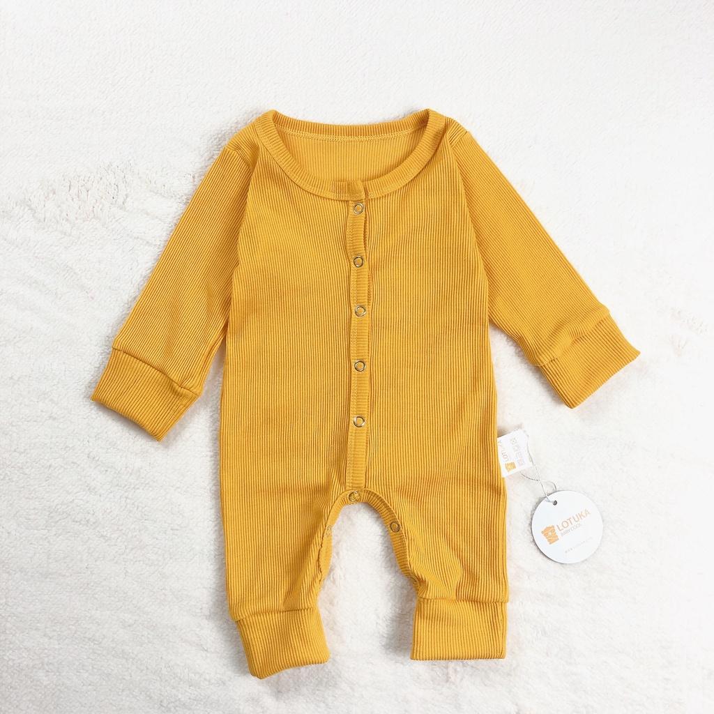 Body dài tay cho bé chất Len Tăm siêu mềm mịn ấm áp, mẫu Quần áo trẻ em sơ sinh từ 0-12 tháng tuổi