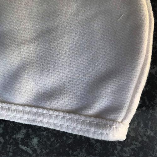 Combo 10 Khẩu trang màu trắng vải thun cotton dệt kim may 2 lớp Chống nắng ngăn ngừa bụi mùi hôi thấm hút mồ hôi tốt và chống tia UV mùa hè cho nam và nữ sử dụng nhiều lần DX1001