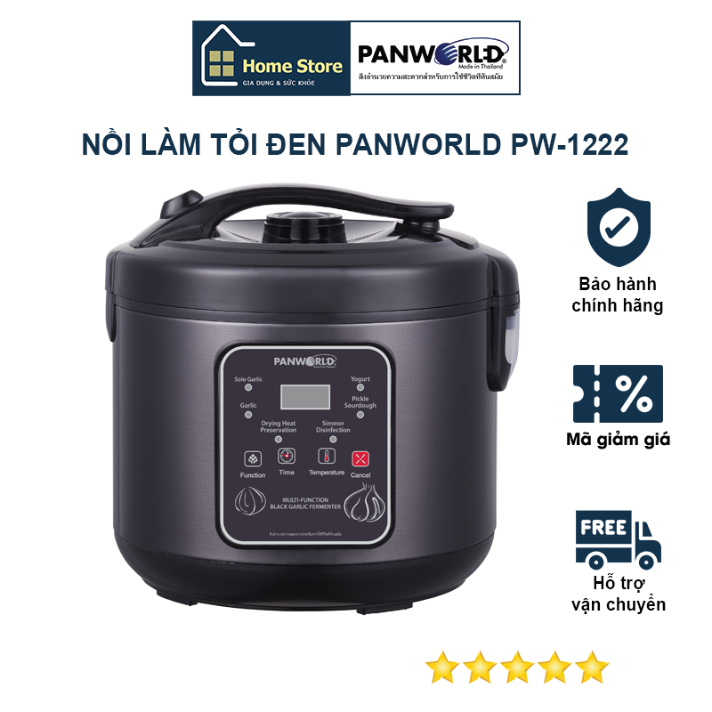 Nồi làm tỏi đen 5 lít Panworld PW-1222 - Hàng chính hãng