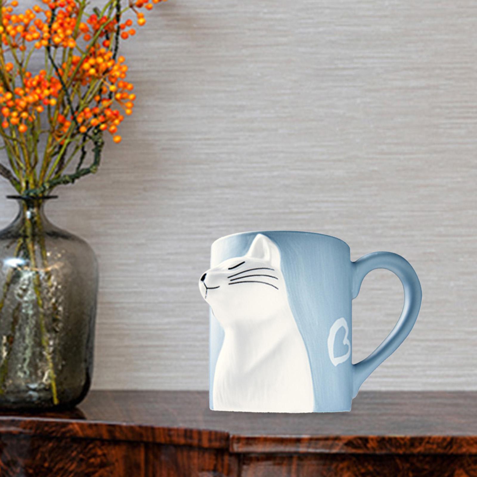 Lovely Cat Mug Camping Mug Tea Cup for Newlyweds Wedding Gift