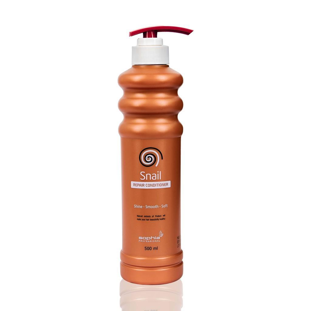 Dầu gội ngăn rụng tóc , kích mọc tóc nhanh siêu phục hồi , siêu thơm snail Sophia Professional 500ml