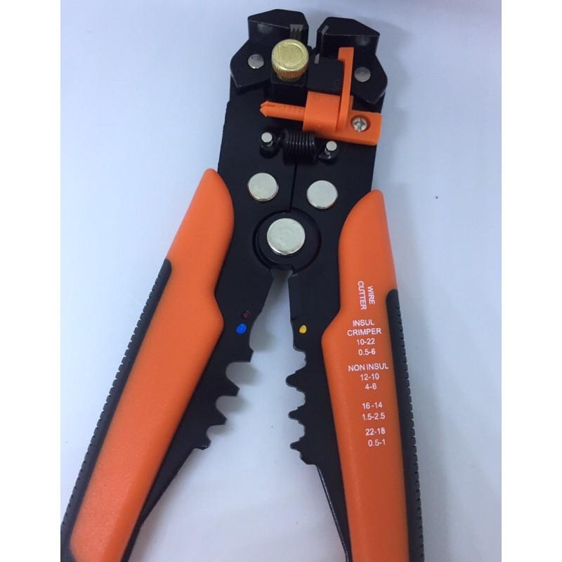 Kìm tuốt dây điện, dây cáp, bấm cos đa năng