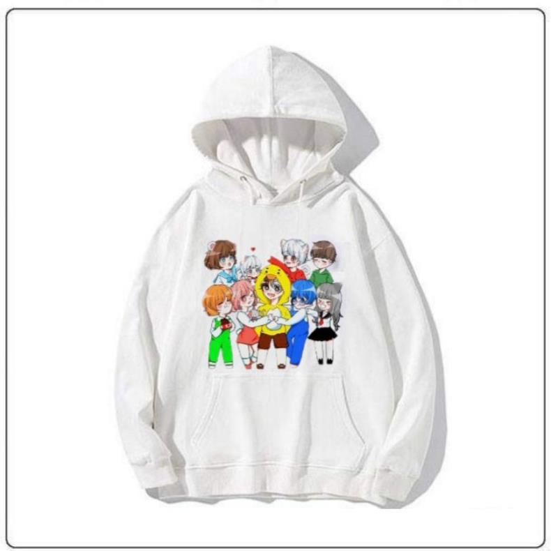 HOT Áo Hoodie Nam Nữ Hero Team Mini World màu trắng