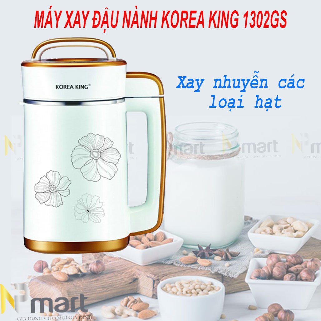 Máy Làm Sữa Đậu Nành Korea King KSM-1302GS (1.3L) - Hàng chính hãng