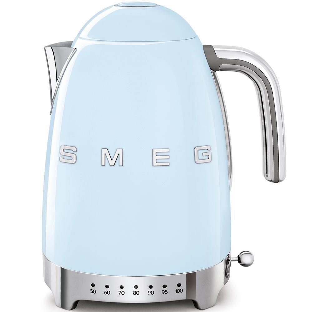 Ấm Siêu Tốc Có Chỉnh Nhiệt Smeg KLF04, Chất Liệu Thép Không Gỉ, Sôi Nhanh, Nhập Đức, BH 12 Tháng