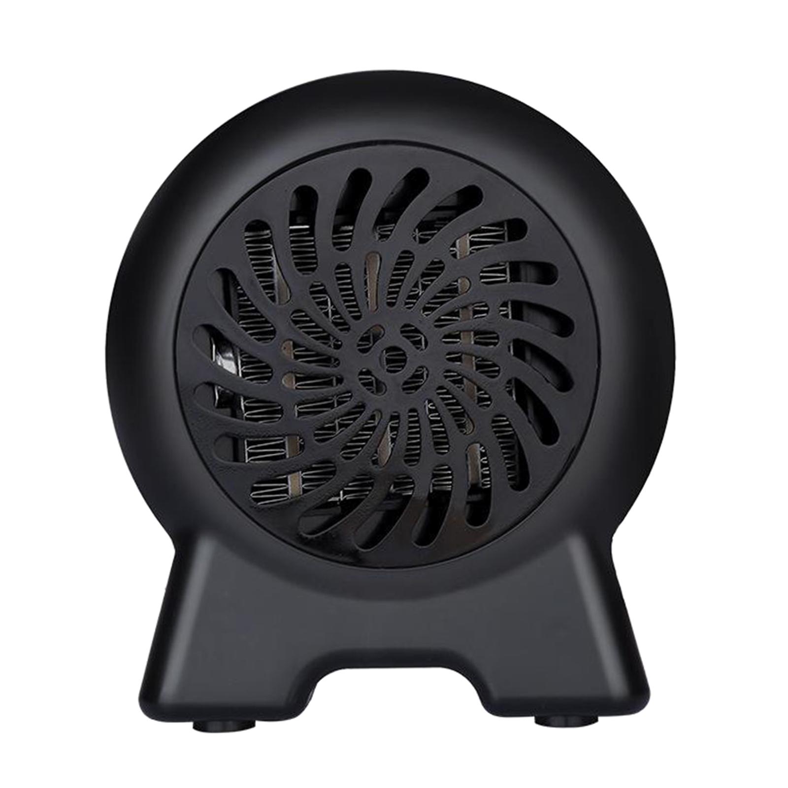 Electric Fan Space Heater Portable Winter Warm Home Office Desk 500W