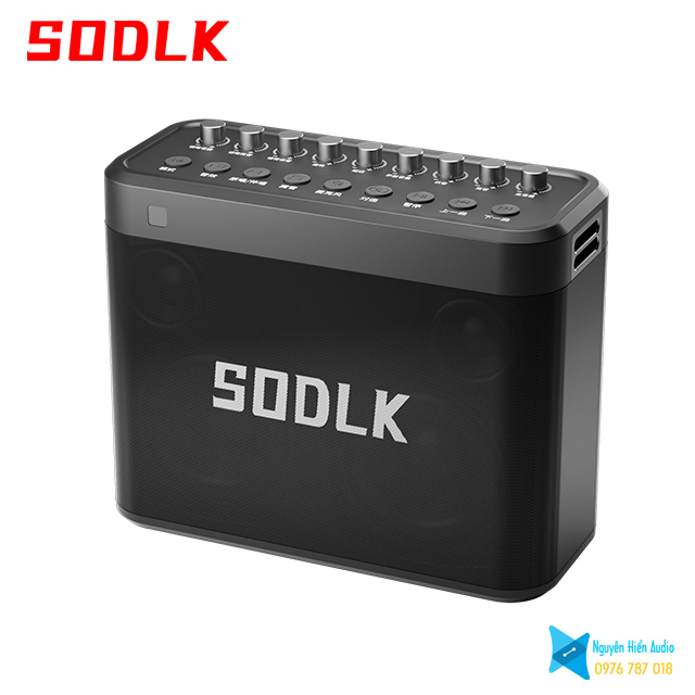 Loa SODLK S1314 di động bluetooth 5.0 siêu trầm 200W, karaoke chuyên nghiệp, công nghệ DSP, tặng kèm 01 balo chống sốc