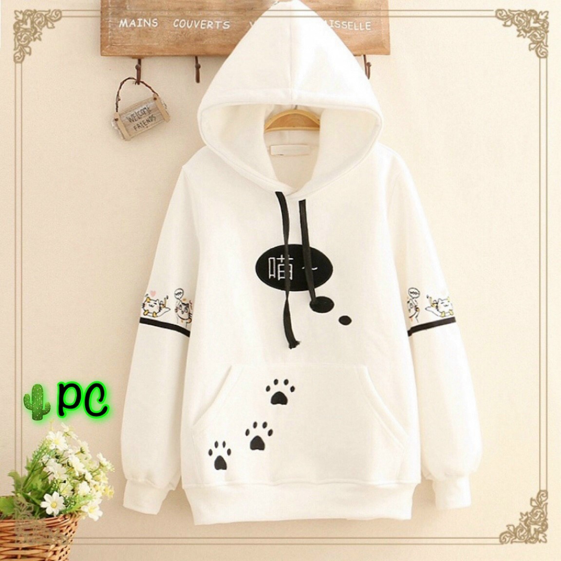 ÁO HOODIE HỌA TIẾT HOẠT HÌNH THỜI TRANG CAO CẤP