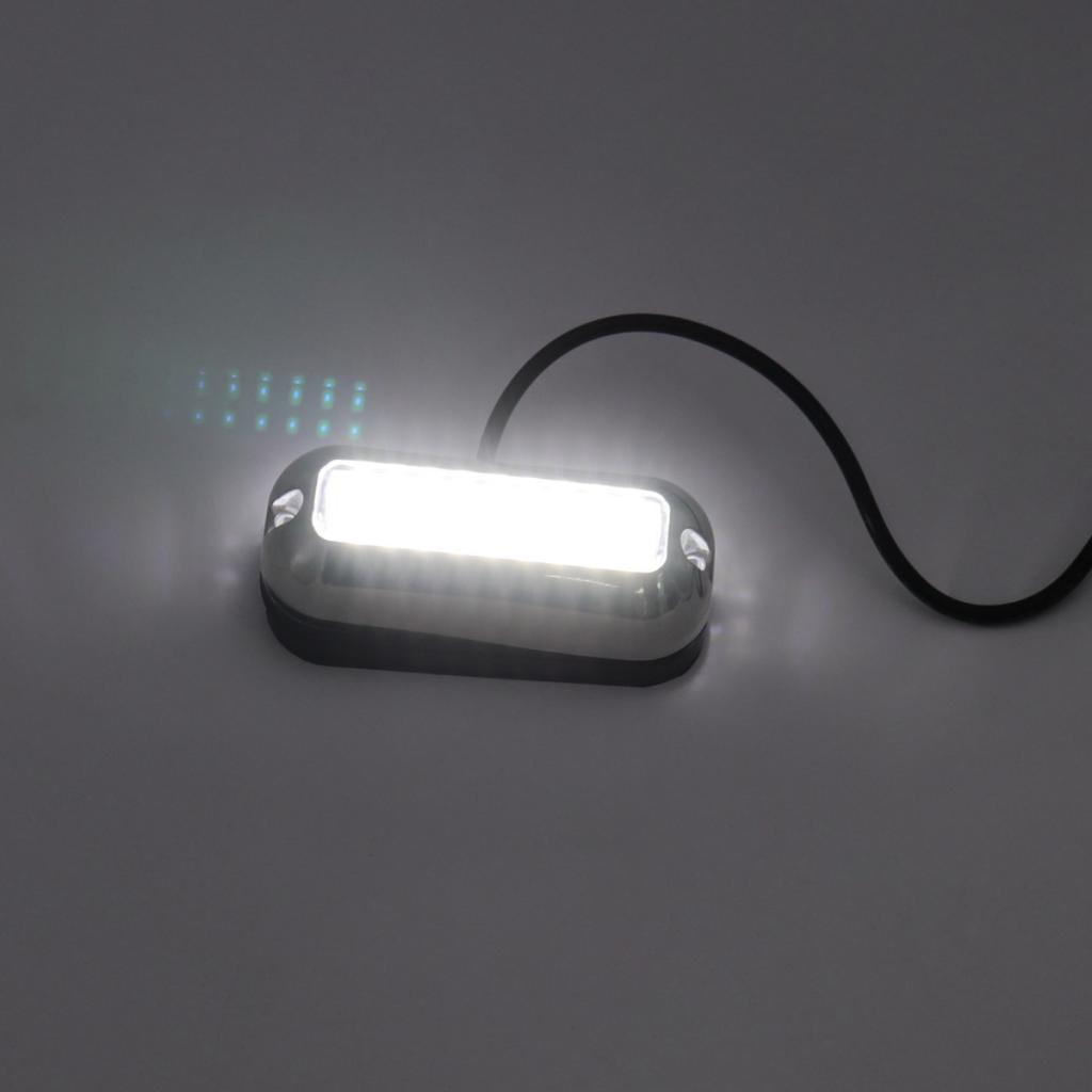 5.2W Underwater LED Marine/Boat Light 27 LEDs Lamp Stainless Steel Pontoon Lamp