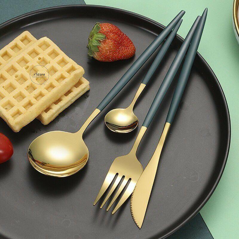 Bộ Muỗng Thìa Nĩa Dĩa Cao cấp bằng Thép không gỉ