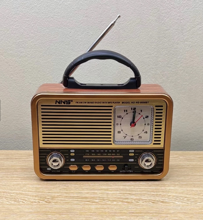 Đài radio NS-8898BT kết nối bluetooth,fm,am,sw có cổng usb thẻ nhớ ( Hàng Chính Hãng )