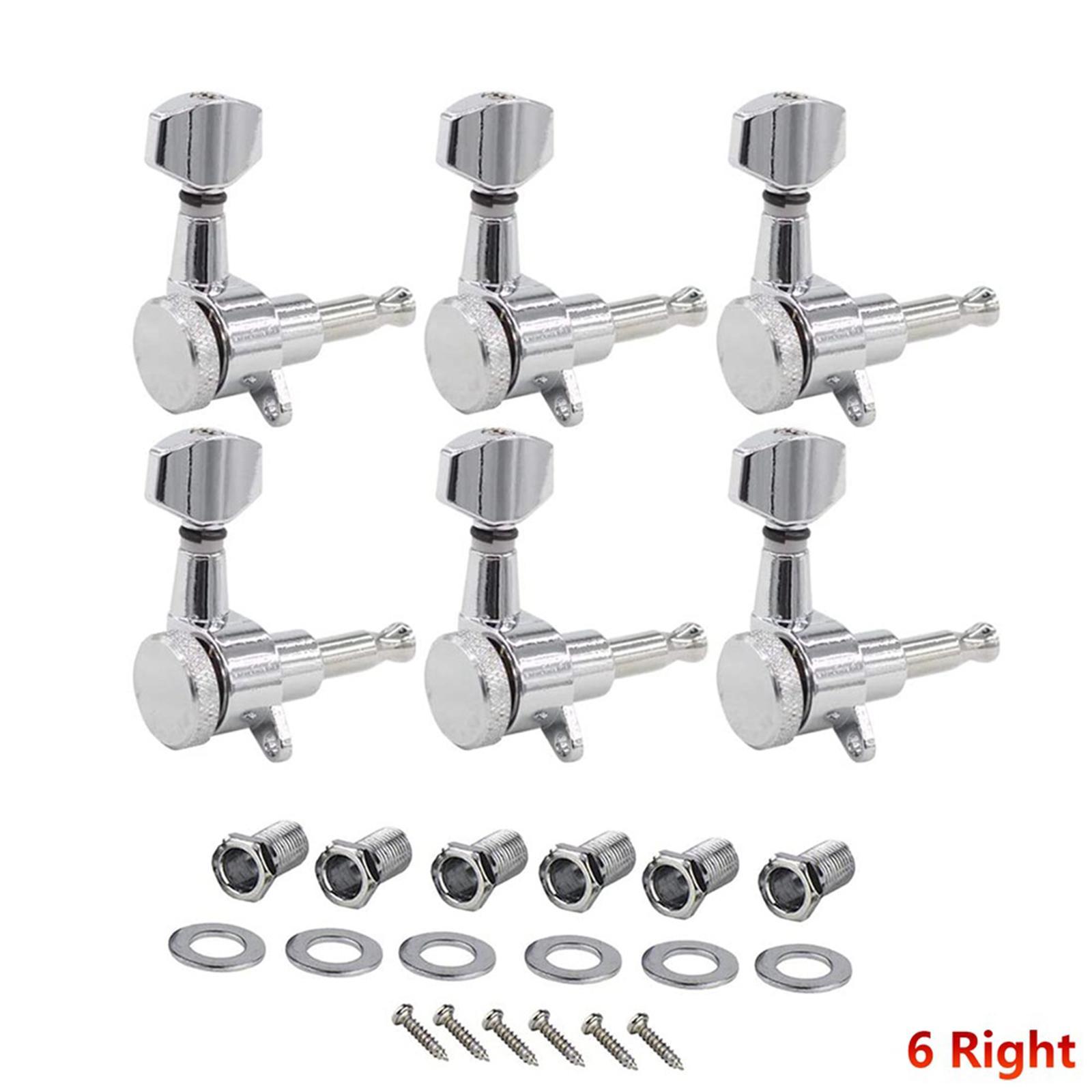Guitar Locking Pegs Keys Locking Machine Heads Set Metal Alloy