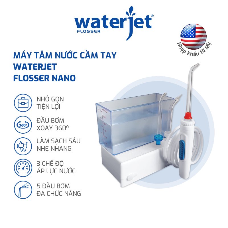 Máy tăm nước không dây Waterjet Cordless Nano