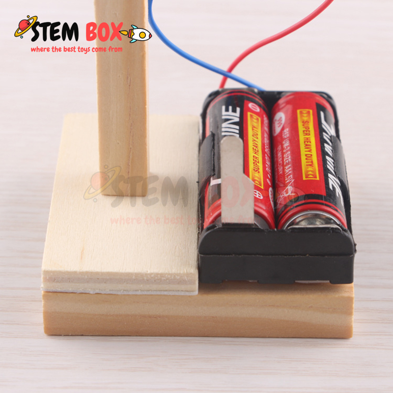 Đồ chơi khoa học tự lắp ghép mô hình quạt mini chạy bằng pin - Trò chơi DIY STEM BOX