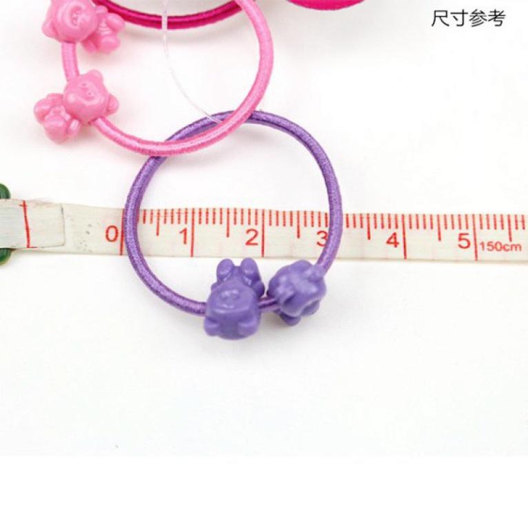 Set 50 Chun Buộc Tóc Cho Bé Nhiều Hình Cực Cute0