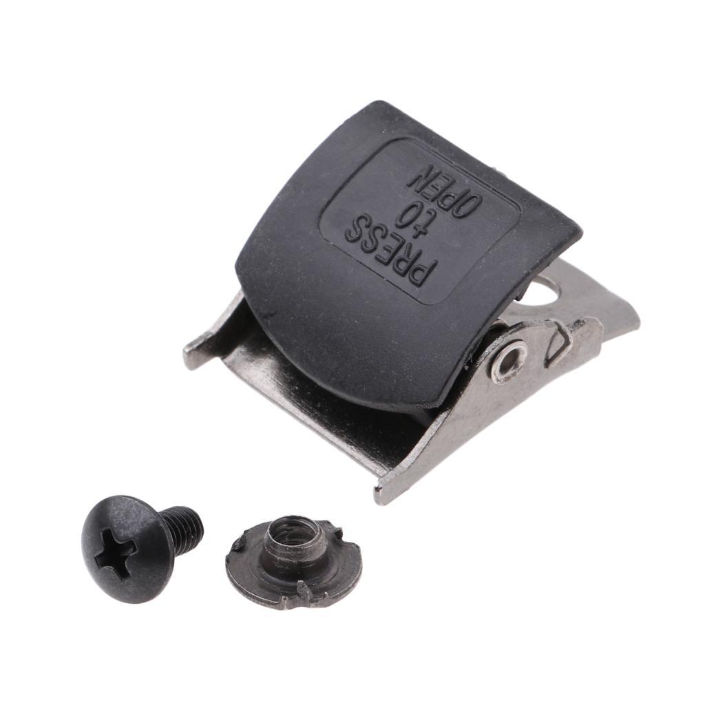 4 X Replacement PP Inline Skate Shoes Energy Strap with Clamp, Screws And Nut