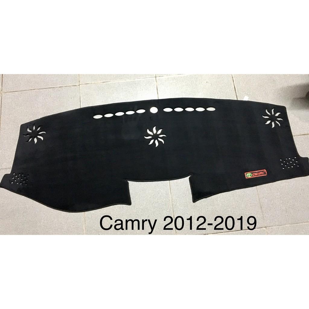 Thảm taplo nhung lông cừu cao cấp dành cho xe Toyota Camry