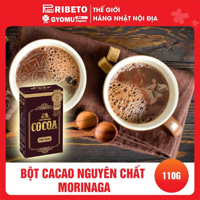 Bột cacao Morinaga 110g- Hàng nội địa Nhật Bản