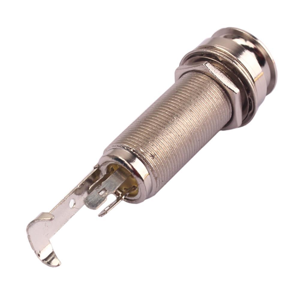 2X 1Pc Electric Guitar Tube Stereo Electric Bass Guitar Output Socket