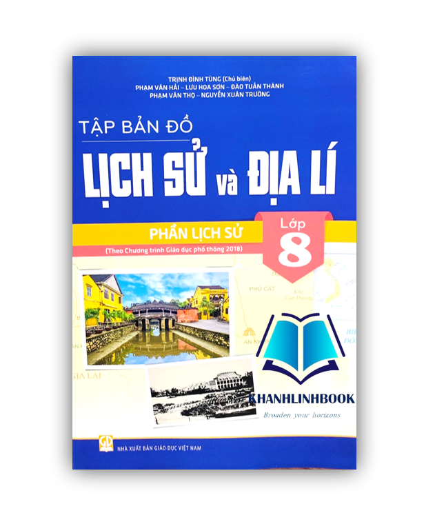 Sách - tập bản đồ lịch sử và địa lí 8 - phần lịch sử ( biên soạn theo chương trình GDPT 2018 )