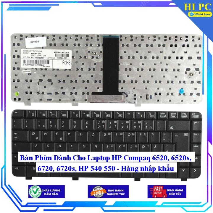 Bàn Phím Dành Cho Laptop HP Compaq 6520, 6520s 6720 6720s HP 540 550 - Phím Zin - Hàng Nhập Khẩu