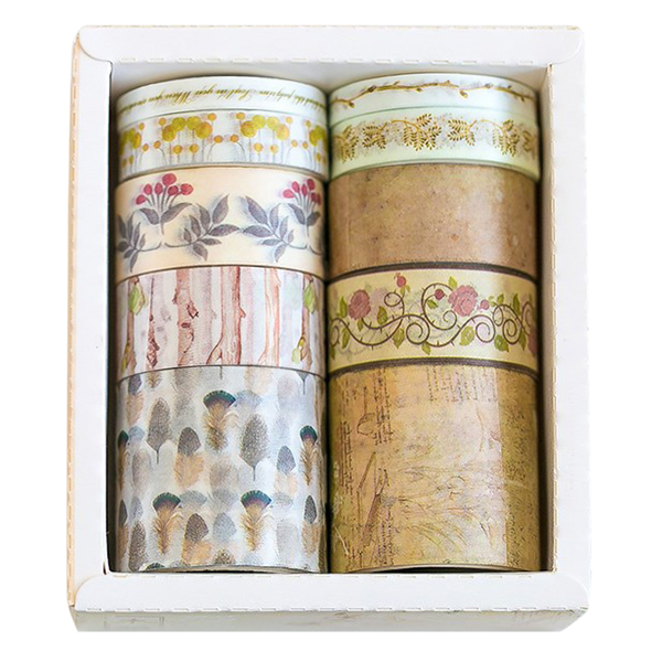 Bộ 10 Băng Keo Trang Trí Washi Tape The Wind Blows