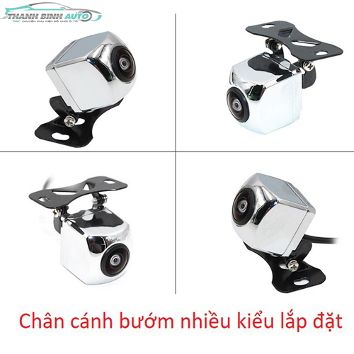 Camera lùi mạ bạc inox cho ô tô hàng cao cấp bảo hành 12 tháng