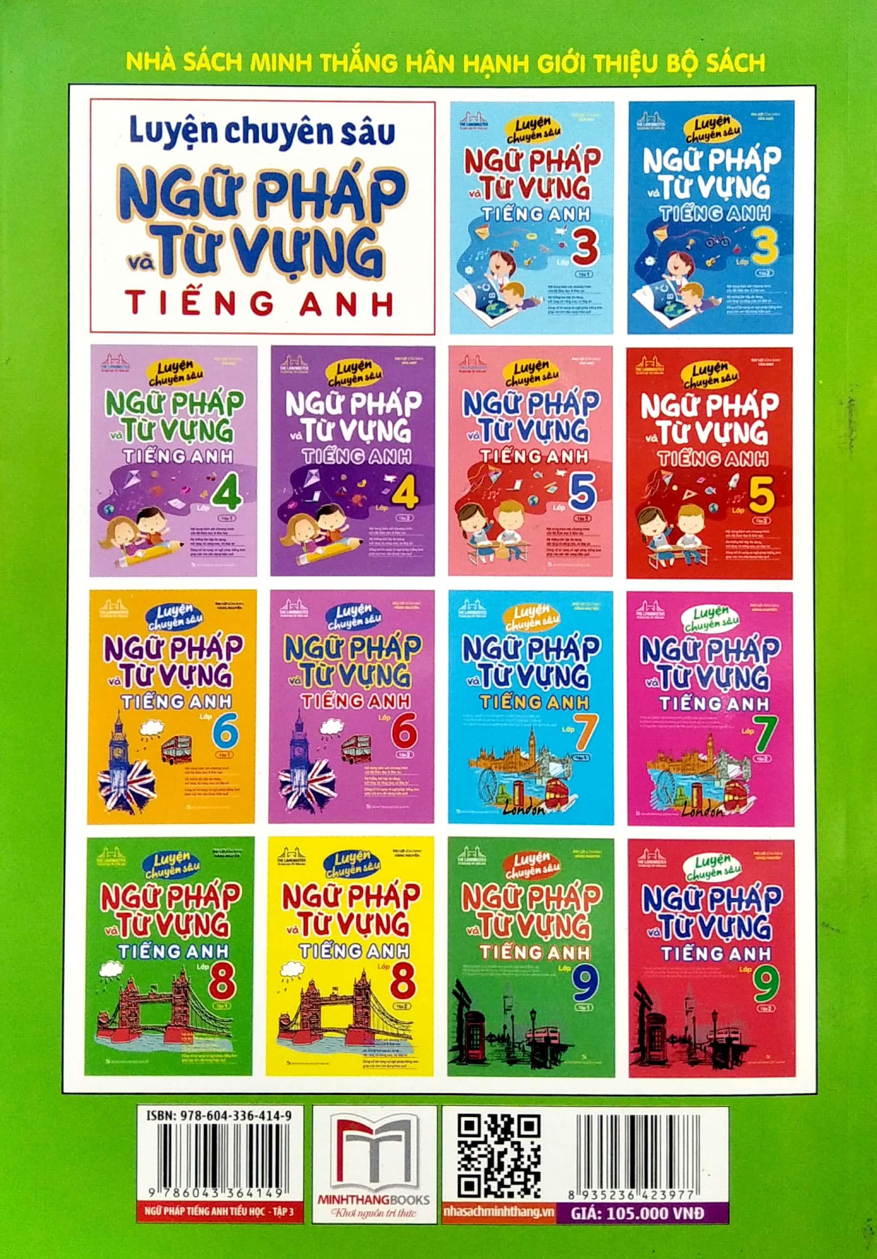 English Grammar For Kids - Ngữ Pháp Tiếng Anh Tiểu Học Tập 3 (Có Đáp Án)