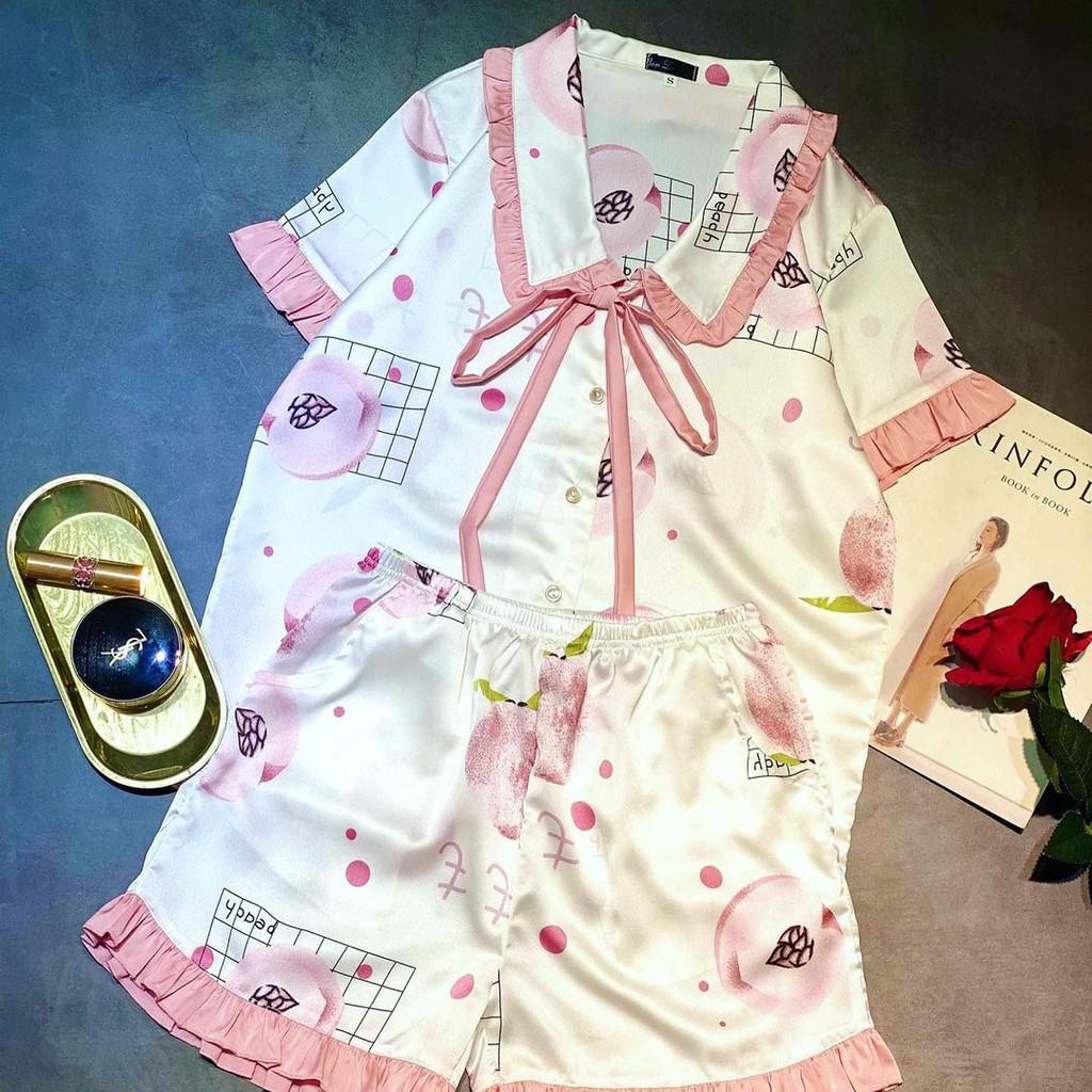 - Set Pijama Lụa Bèo Tiểu Thư - L218