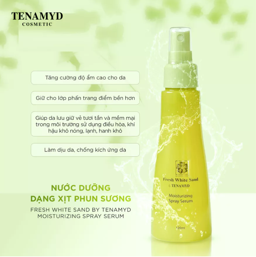 Nước dưỡng dạng xit phun sương TENAMYD Moisturizing Spray Serum 120ml