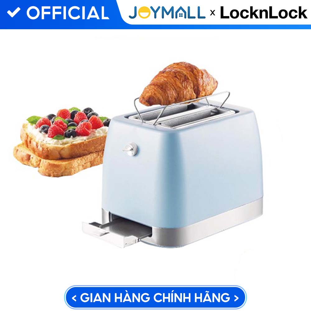 Máy Nướng Bánh Mì Lock& Lock EJB221BLU (730 - 870 W) - Hàng chính hãng