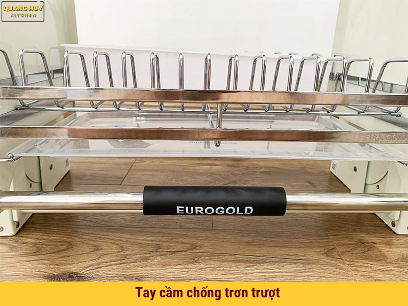 Giá nâng hạ bát đĩa Eurogold inox bóng giá tốt nhất cam kết chất lượng