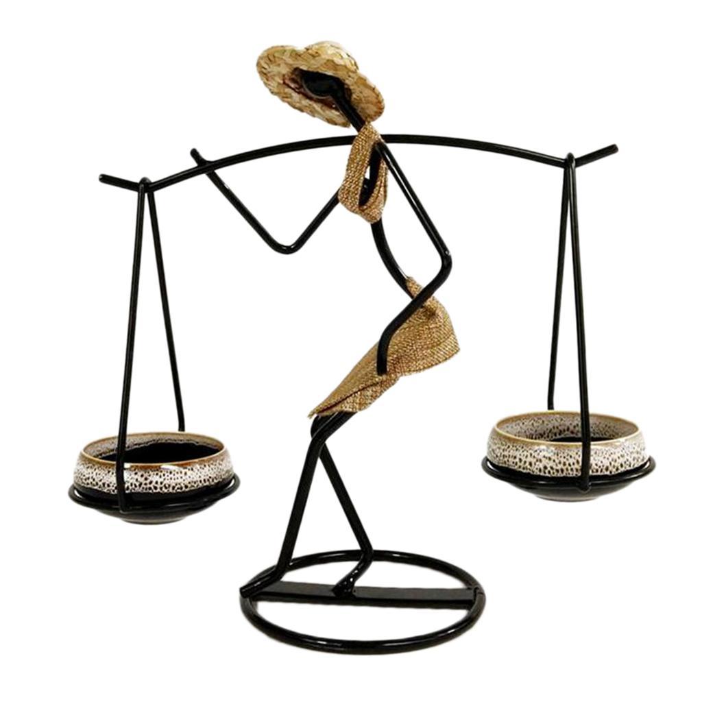 Simple women shape candle holder tealight stand candle holder flower pot a