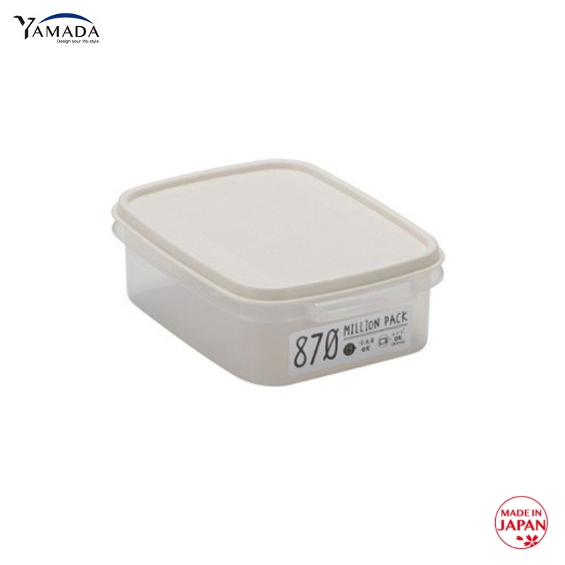 Hộp thực phẩm nắp mềm Yamada Million Pack (1700ml / 870ml) hàng Made in Japan