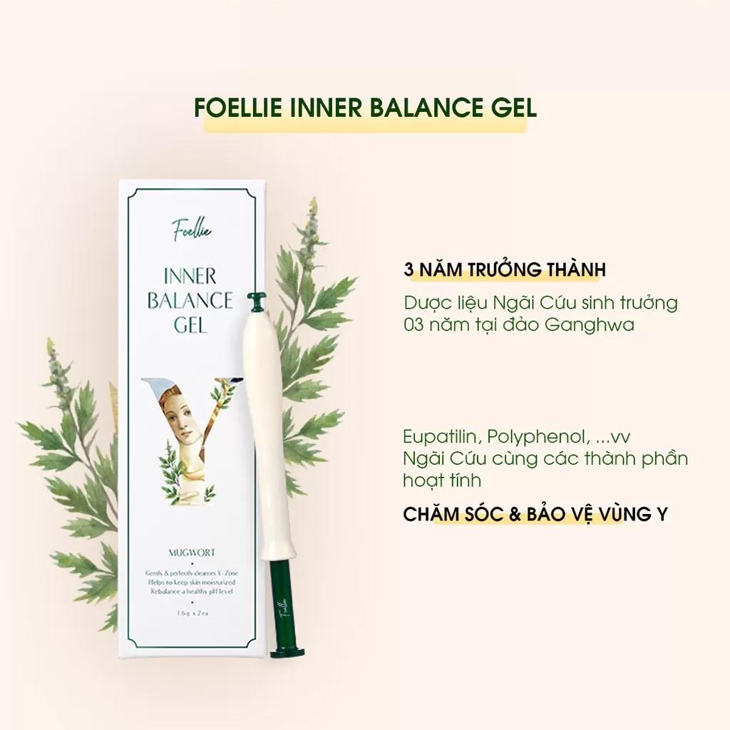 Hộp 10 Ống Dung Dịch Vệ Sinh Phụ Nữ Foellie Inner Balance Gel (1.6g x10)