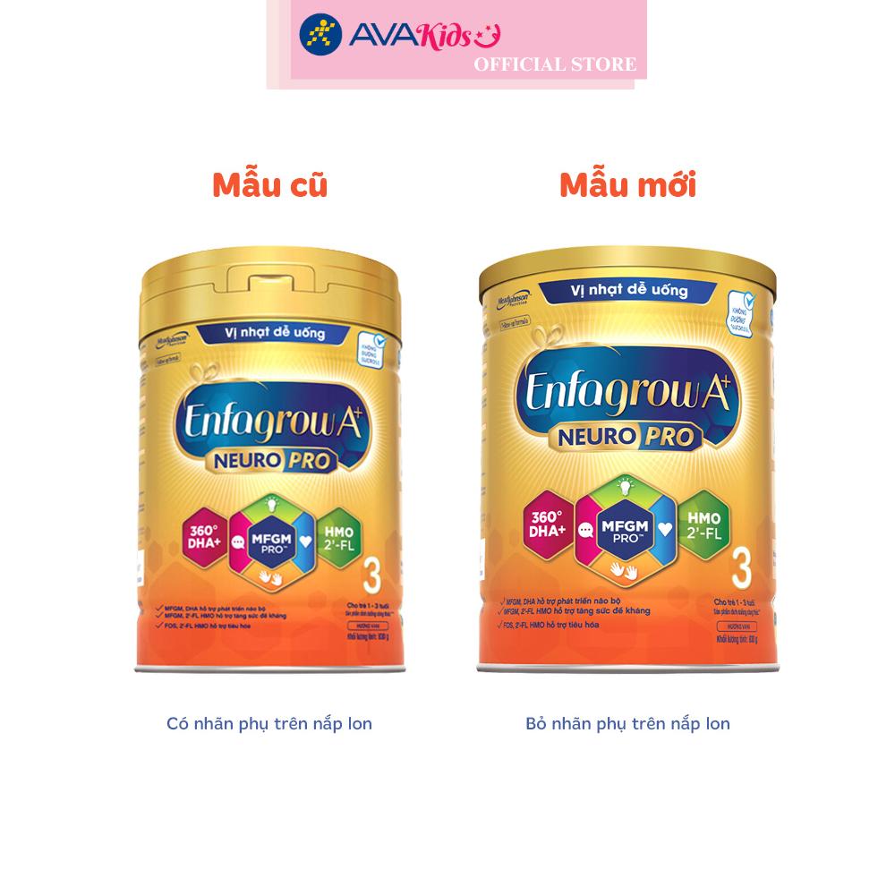 Sữa bột Enfagrow A+ Neuropro số 3 vị nhạt dễ uống 830g (1 - 3 tuổi)
