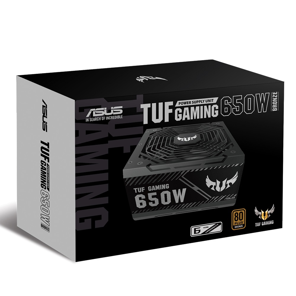 Bộ nguồn máy tính ASUS TUF GAMING 650W Bronze - Hàng Chính Hãng