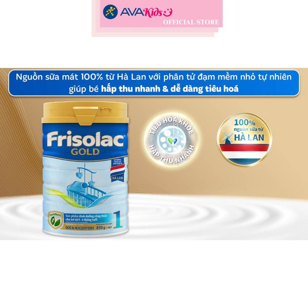 Sữa bột Friso Gold số 1 hương vani 850g (0 - 6 tháng) - Hàng chính hãng