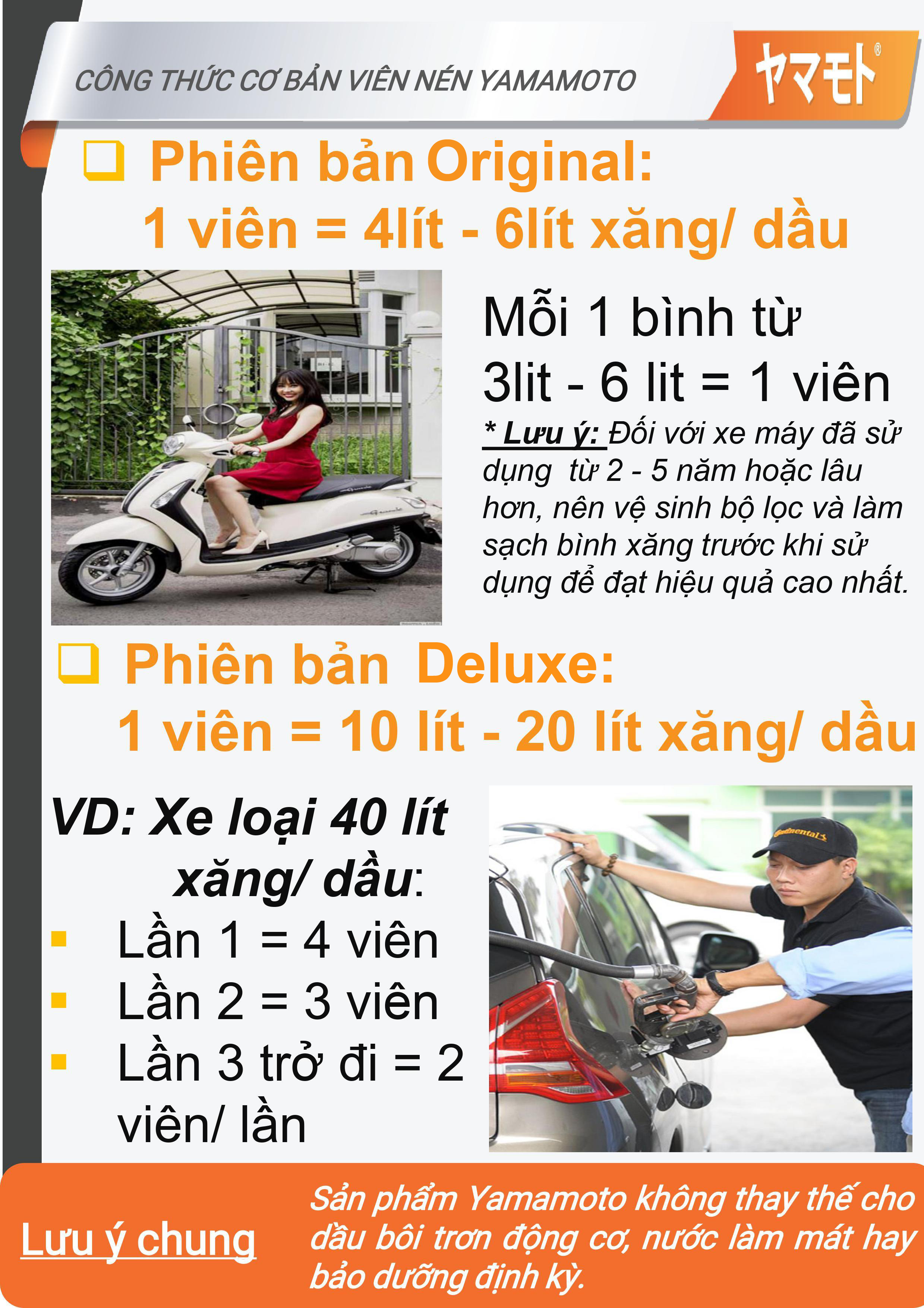 Viên nén tiết kiệm xăng dành cho xe Xe máy