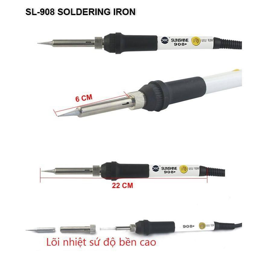 Tay hàn cắm điện trực tiếp, điều chỉnh nhiệt SUNSHINE SL908