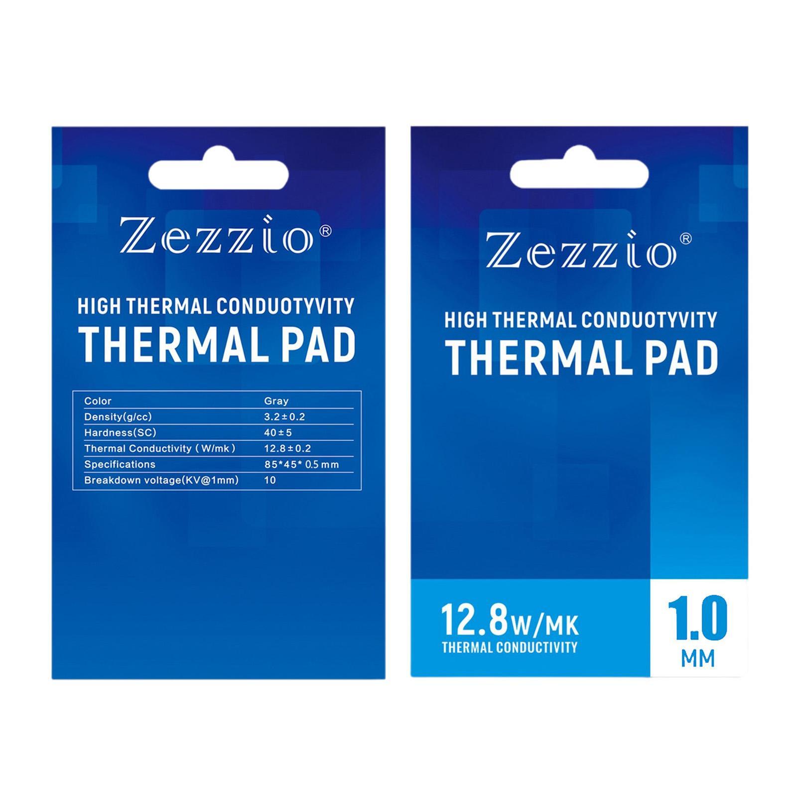 Pack of 2 Thermal Pads 85x45mm Thickness 1/2mm Simple for PC Laptop Heatsink