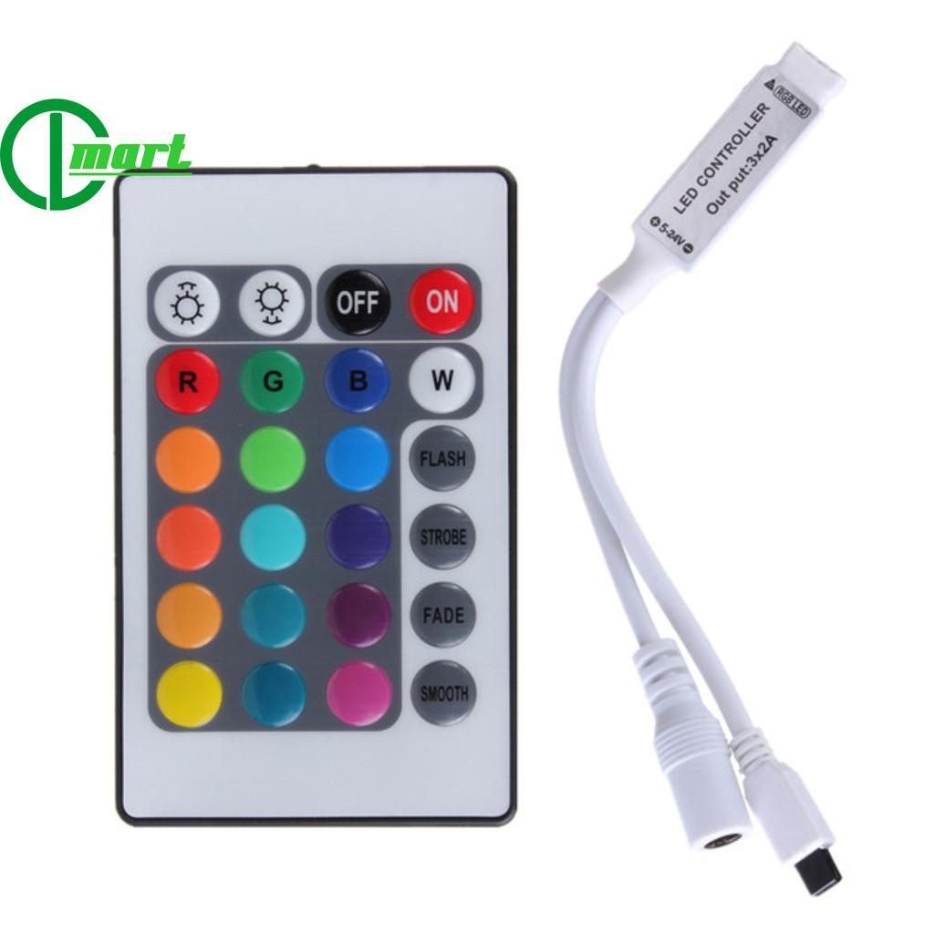 Điều khiển đèn Led dây GRB (có remote)