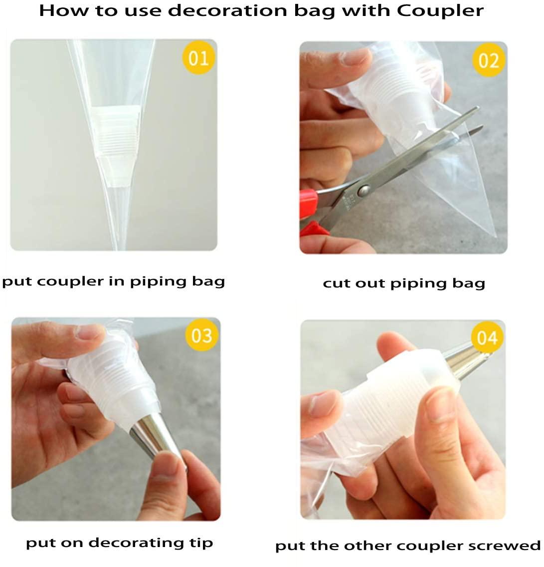 Set 100 Túi Bắt Kem ANAEAT Dành Cho Trang Trí Bánh Dùng Một Lần Tiện Lợi